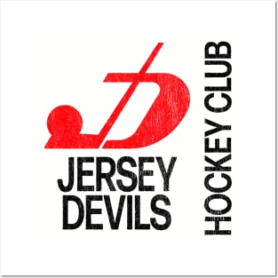 Defunct Jersey Devils Hockey Club 1972 Posters and Art